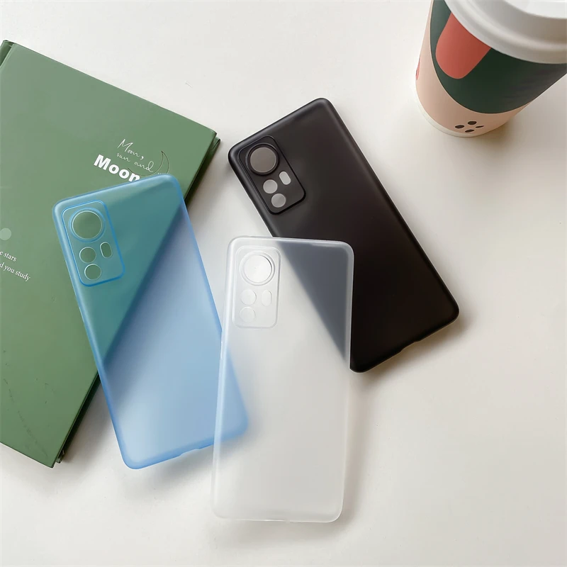 0.3mm Ultra Thin Slim Matte Transparent Phone Case For Xiaomi 12 11 Ultra Pro Fashion Shockproof Camera Protection Hard PP Cover