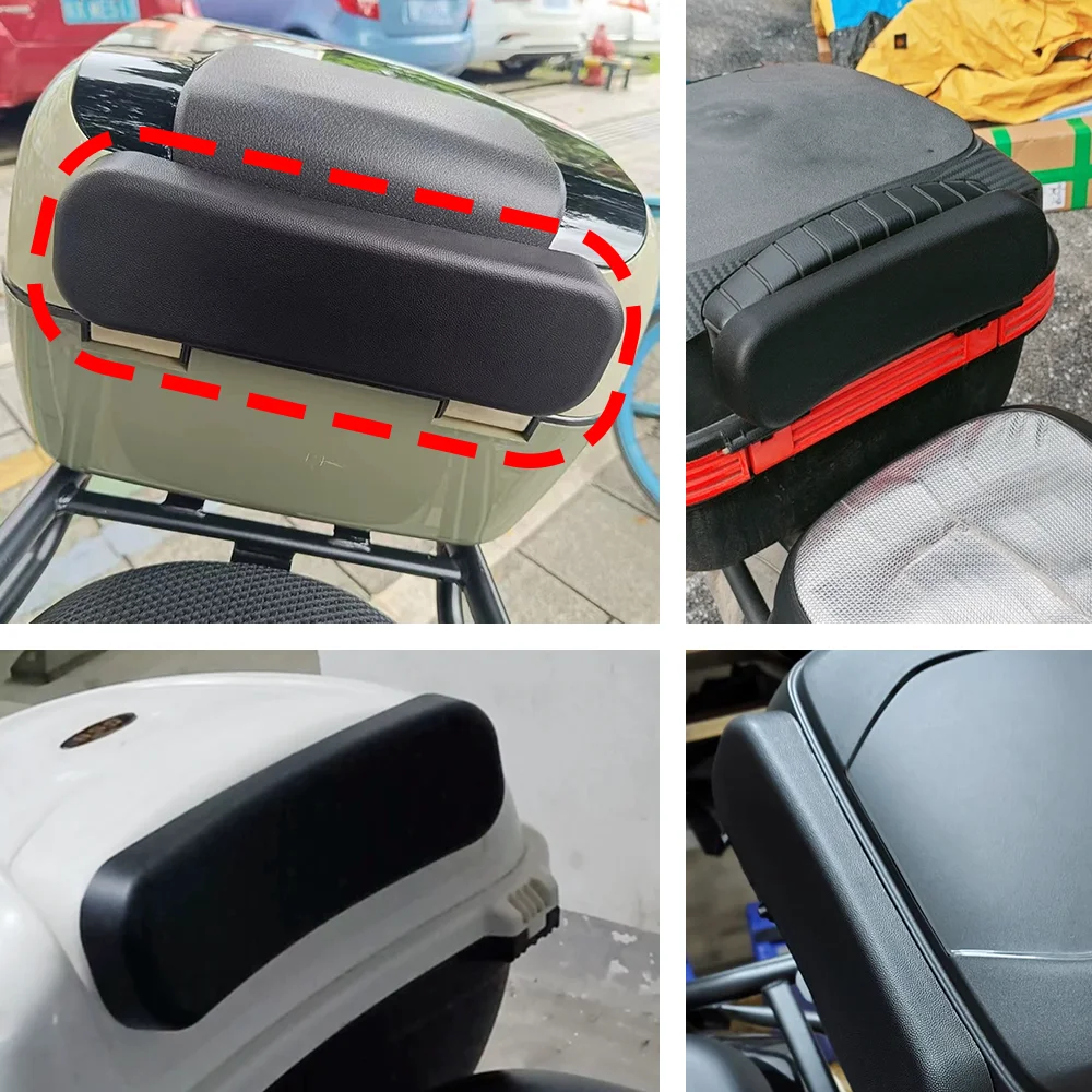Motorcycle trunk luggage compartment backrest universal new comfortable long-distance circular pad motorcycle accessories