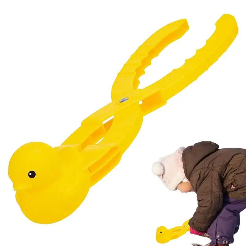 Duck Snow Shaper Clip For Children Duck Molds Maker Clip Maker Tool With Handle Snow Ball Fights