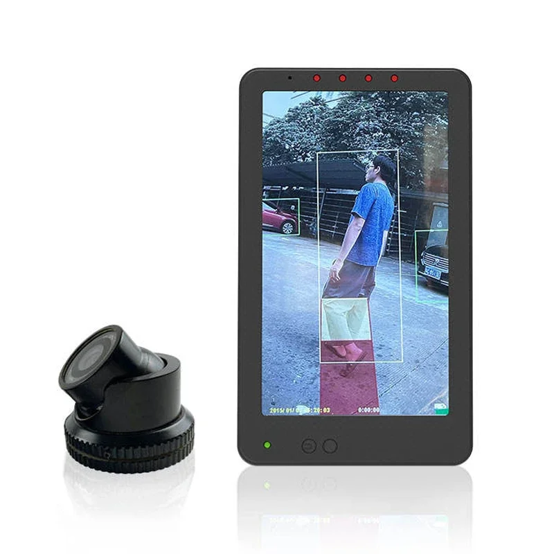 

AI Intelligent Surveillance Pedestrian Vehicle Detection 7 inch Reverse AI Monitoring Camera for Truck Bus