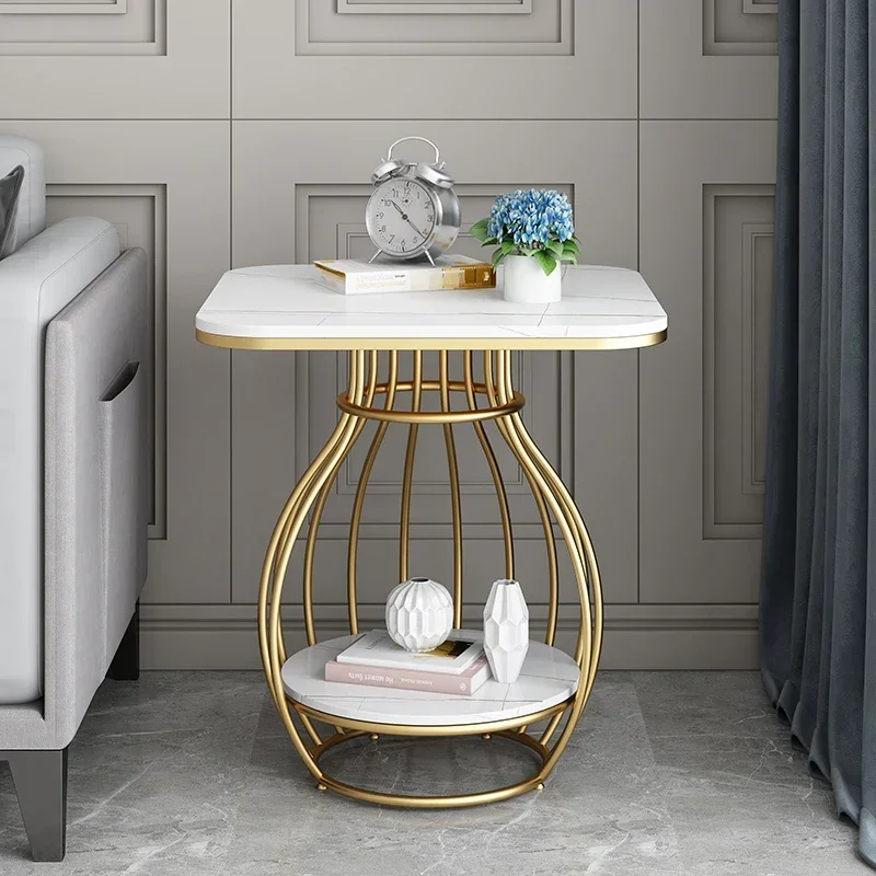 

Premium Luxury Side Table Round Shelf Camping Design Aesthetic Camping Side Table Organizer Nordic Couchtisch Home Furniture