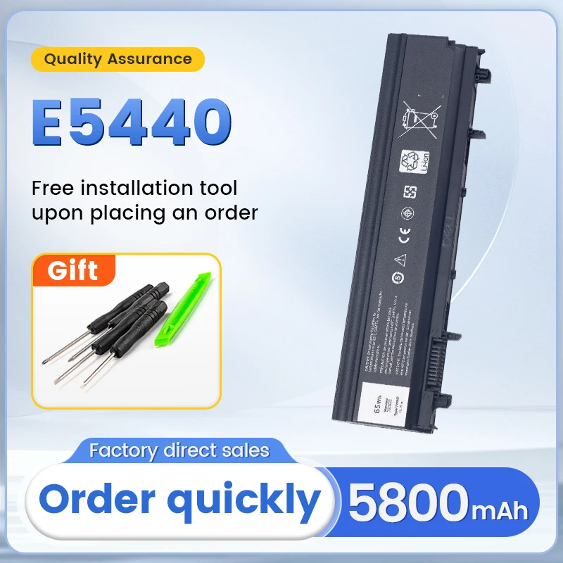 

SOMI VV0NF Laptop Battery for DELL Latitude E5440 E5540 Series VJXMC N5YH9 0K8HC 7W6K0 FT6D9 11.1V 5200MAH