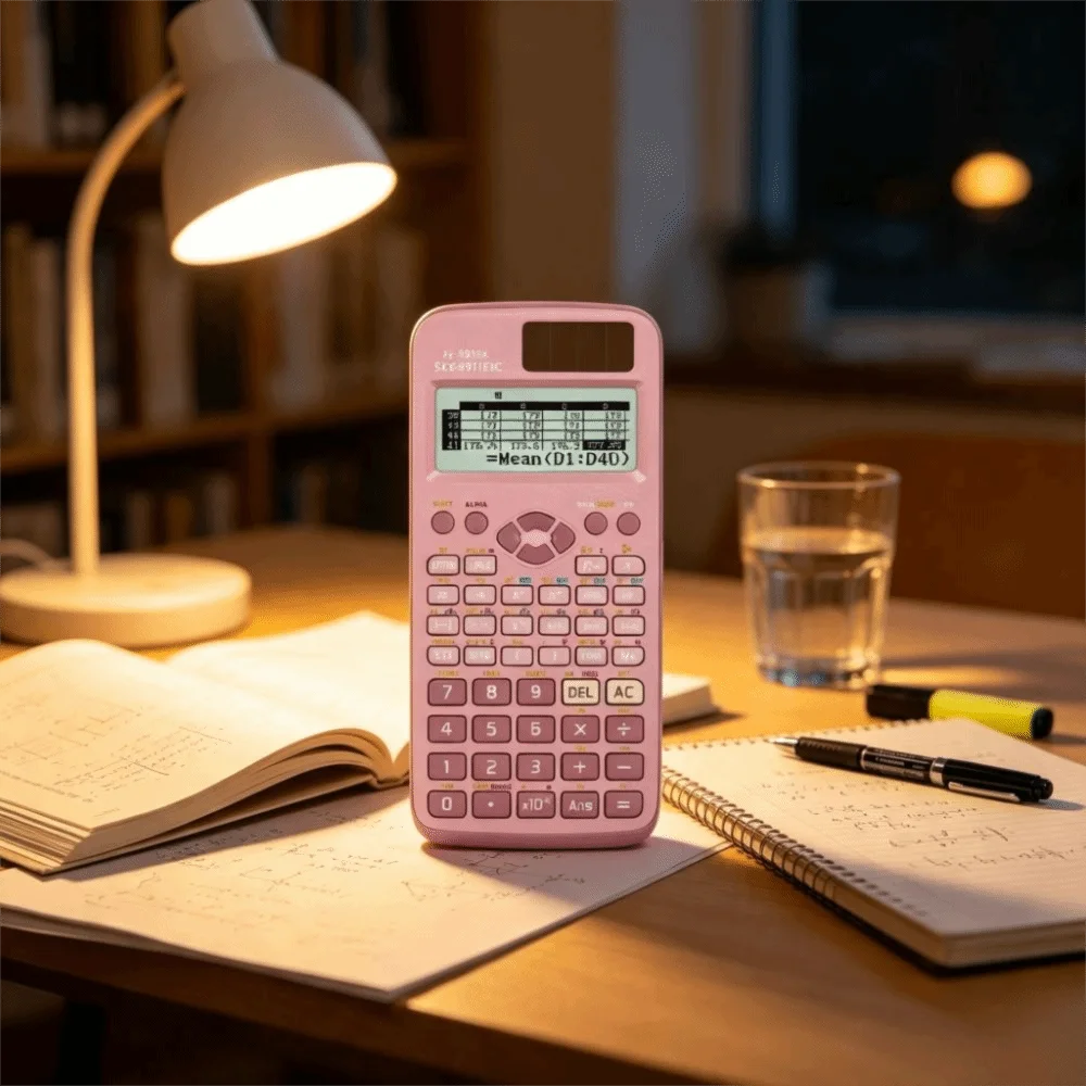 552 Functions Scientific Calculator Writing Tablet Complex Statistics Multifunctional Calculator Matrix Vector with Pen