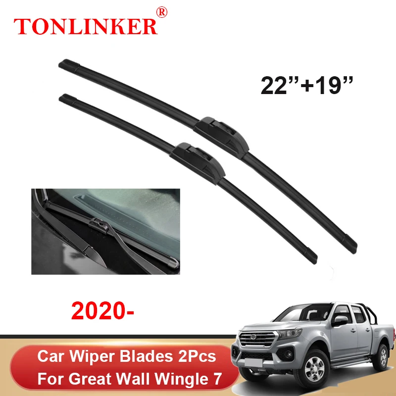 

Автомобильные стеклоочистители TONLINKER для Great Wall Wingle 7 2020 2021 2022, модельные аксессуары, передние стеклоочистители, щетки, резак