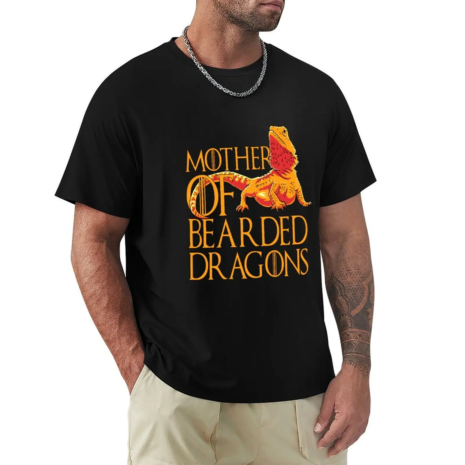 Camiseta deportiva de alta elasticidad para mujer, diseño de madre de dragones barbudos, camiseta deportiva de alta elasticidad