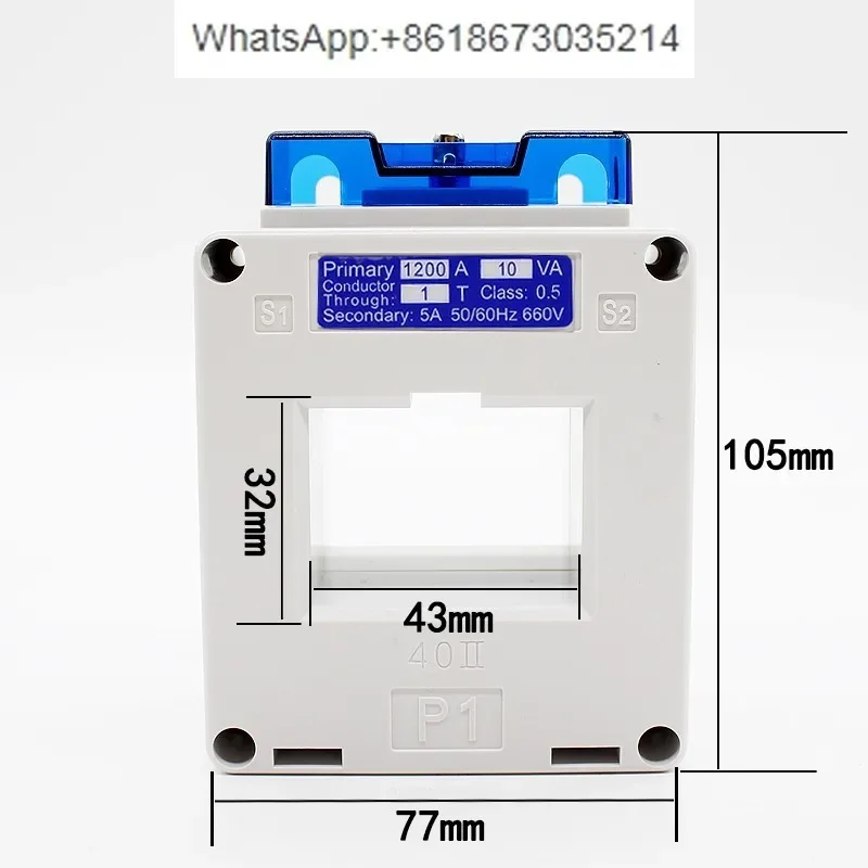 

Current Transformer SDH/BH-0.66 Double-row piercing type 100/200/300/500/800/1.0 K/5A