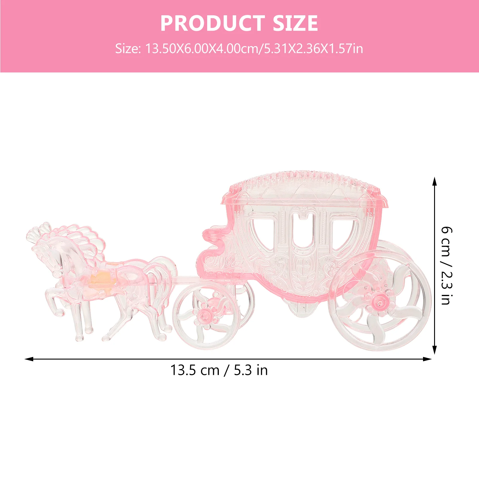 Candy Box Horse Carriage Statue The Gift Cookies Case Wedding Favor Boxes Containers for Packing Newborn