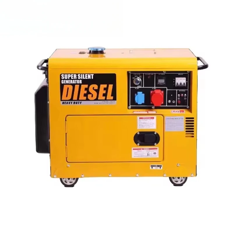 3kw 4.6kw 5kw 5.5kw 6kw 6.5kw 7kw 7.5kw 8kw 8.5kw air Cooled 5kva 10kva Single 3 Phase Silent diesel Generator Sets