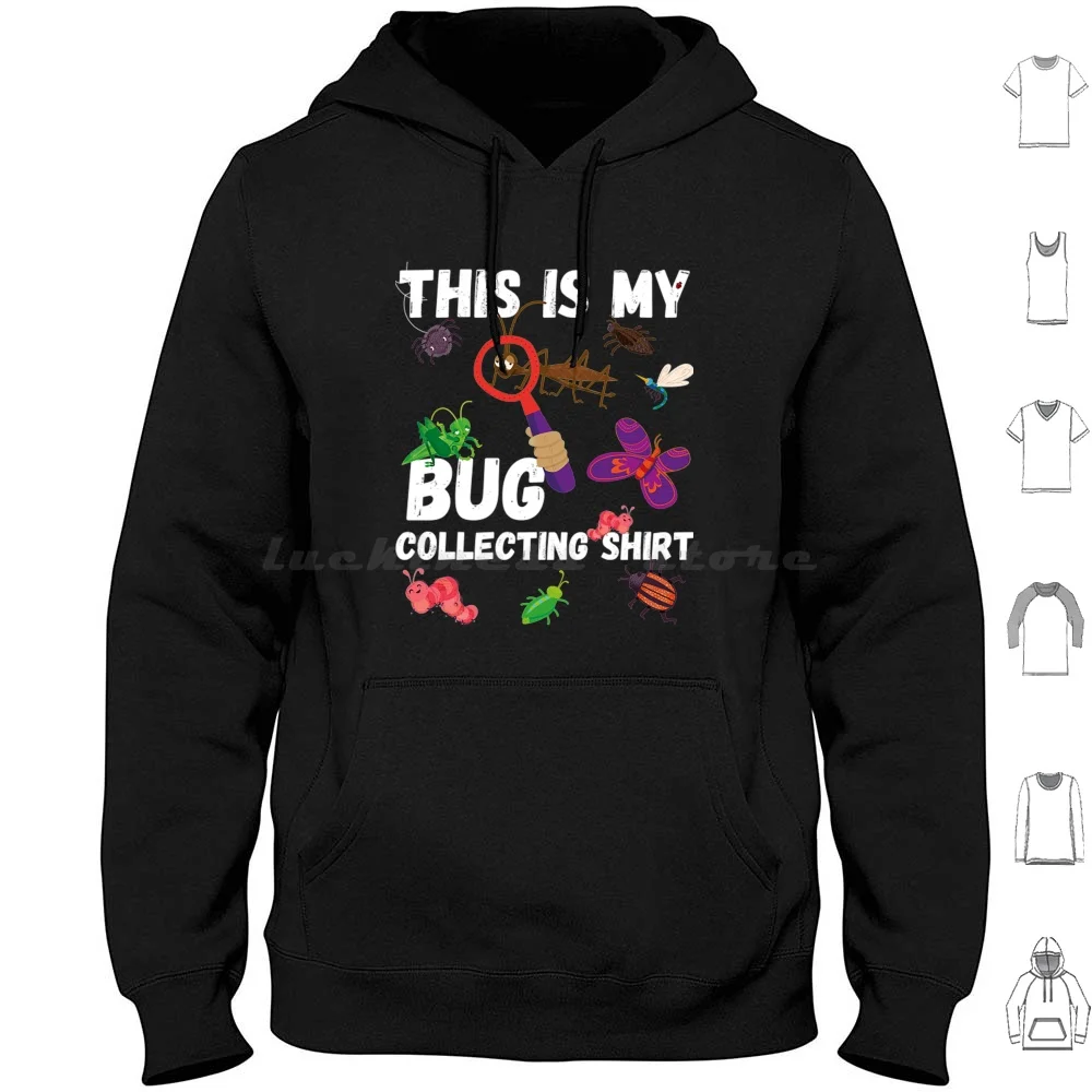 Bug Collector T-Shirtbug Collecting-Fun Cute Bug Collecting Design For Kids Hoodies Long Sleeve Bug Collector T