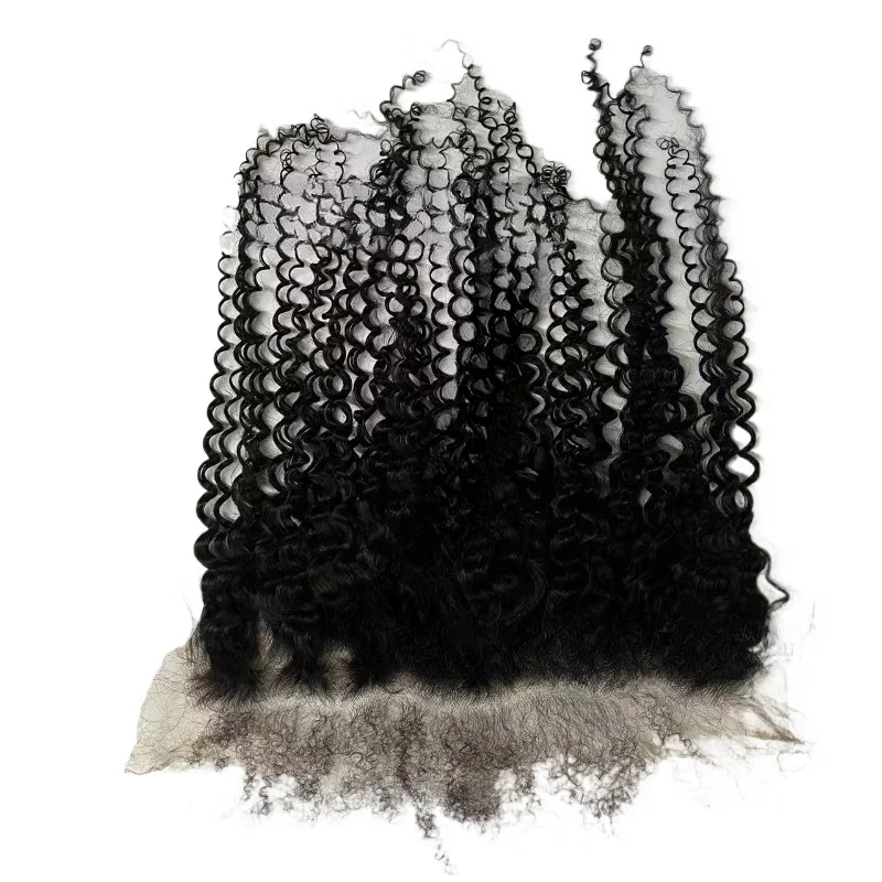 

Front accessories Swiss mesh lace full hand woven real hair real hair