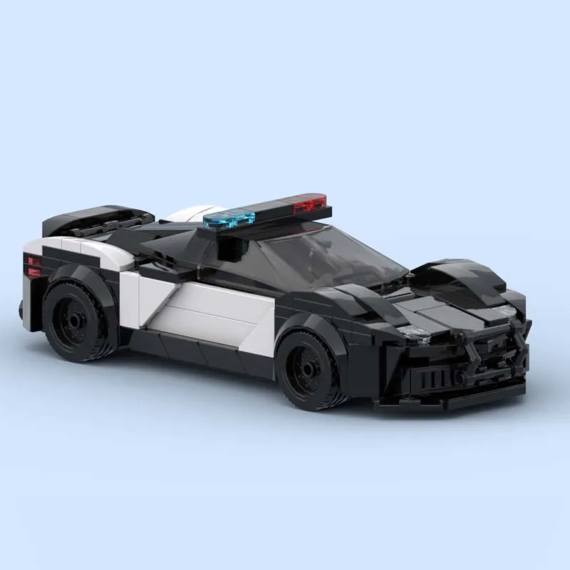 Squadra di sicurezza urbana Pattuglia della polizia Auto Building Block Assemblaggio di auto Modello giocattolo Set Regali creativi Natale NUOVO 263 pezzi
