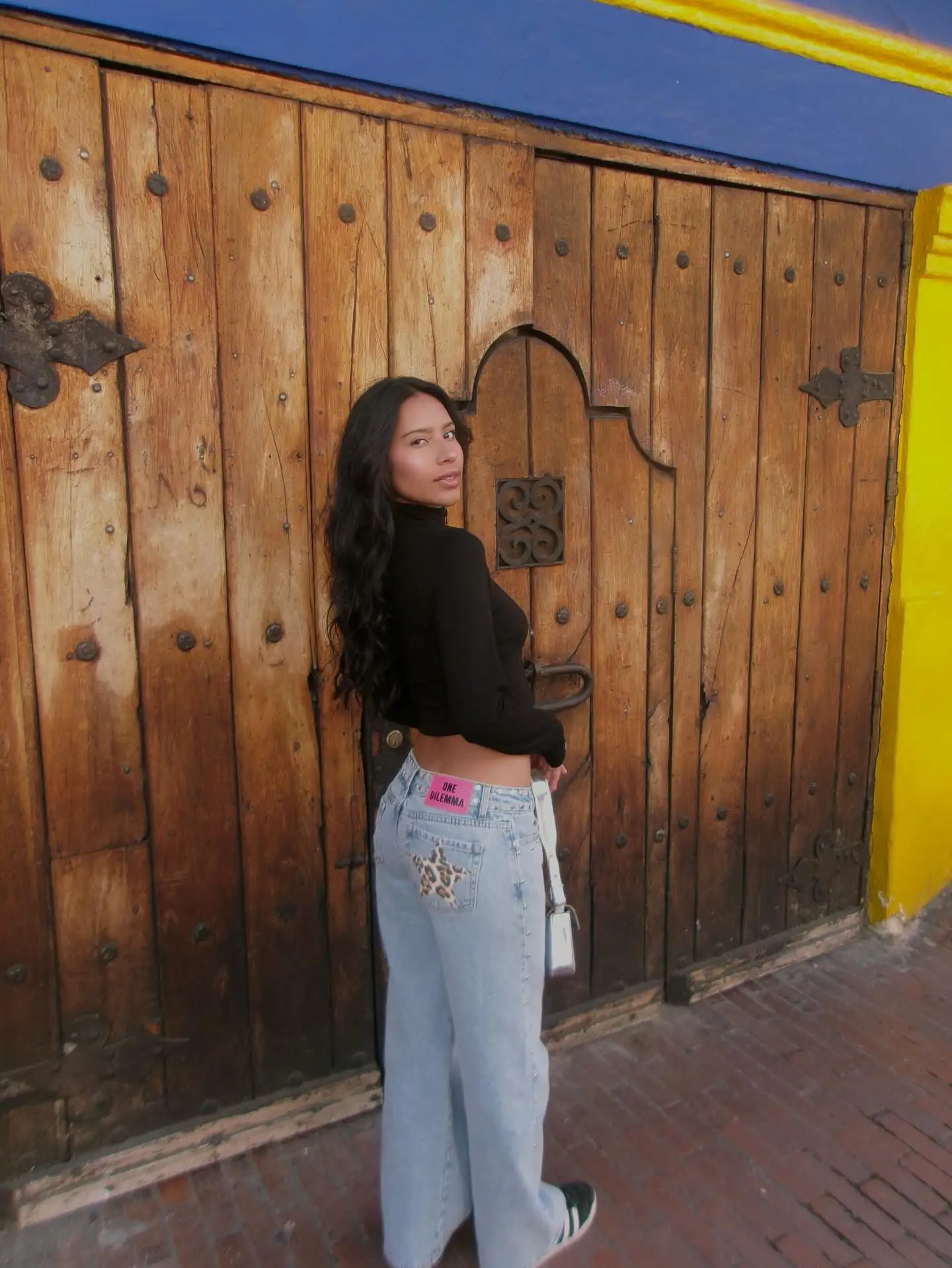 

Vintage Leopard Print Star Jeans Streetwear Baggy Denim Pants Low Waist Straight Jeans Harajuku American Y2k Women Clothing