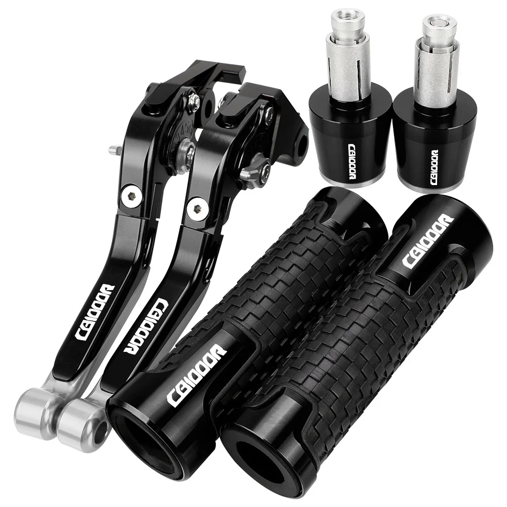 

Motorcycle Accessories Handgrips Brake Clutch Levers Handlebar Grips Handle Ends For Honda CB1000R CB 1000R CB1000 R 2008-2017