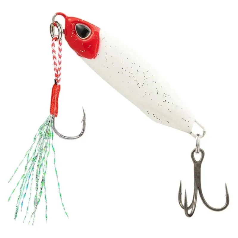 R6FE طُعم صيد واقعي مع خطاف مزدوج وطُعم صيد السمك البطيء