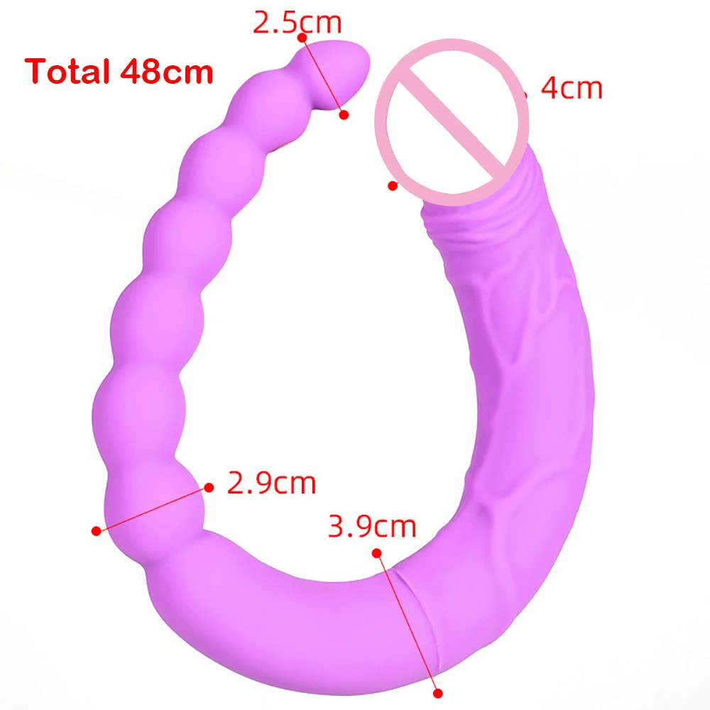 Double Dildo G Spot Stimulate the Vagina Erotic Toys Phallus For Women Anal Penis For Adults Sex Toys For Lesbian Gay Adult Toys