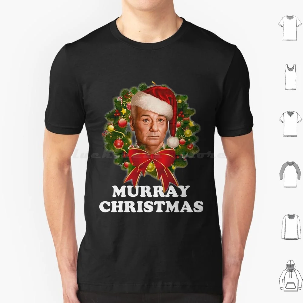 A Very Murray Christmas Wreath T Shirt 6xl Cotton Cool Tee Christmas Christmas Decorations Christmas Is Coming Christmas Time