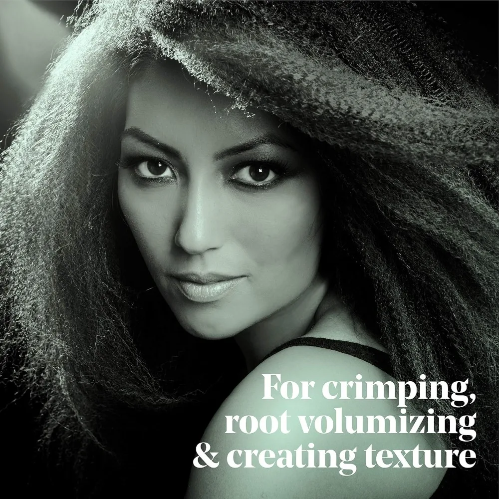 Professional 1-Inch Hair Crimper Iron - Deeper Ceramic Plates for Fast Root Volumizing & Crimping - Dual Voltage Travel Ready - view 6