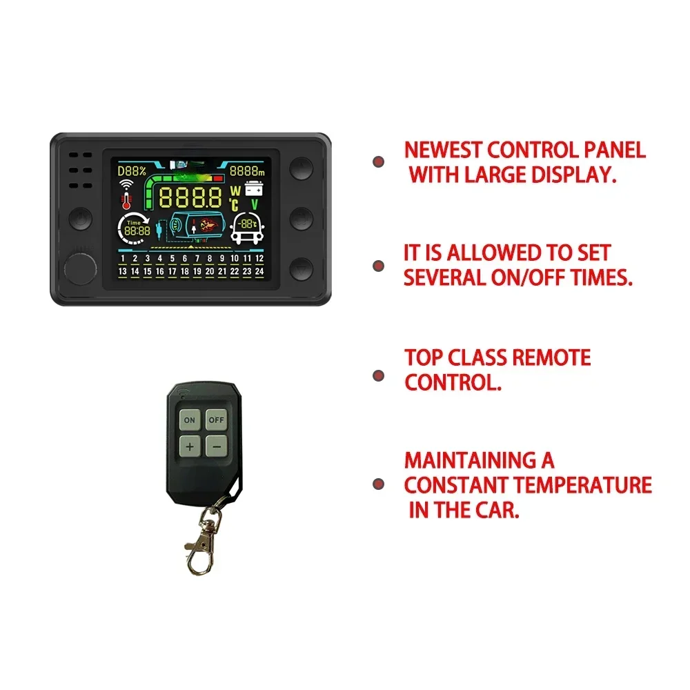 24V 12V bus UTV boat timed start remote control