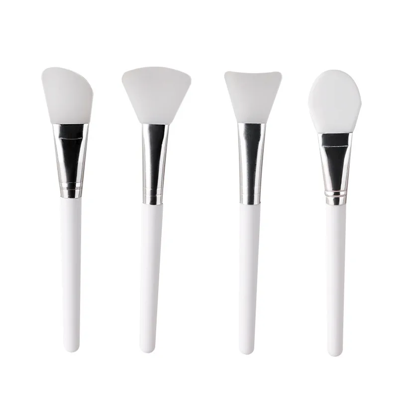 1Pc White Makeup Silicone Facial Mask Brush Professional Mud Cream Brushes DIY Skin Care Foundation Gel Cosmetic Beauty Tool