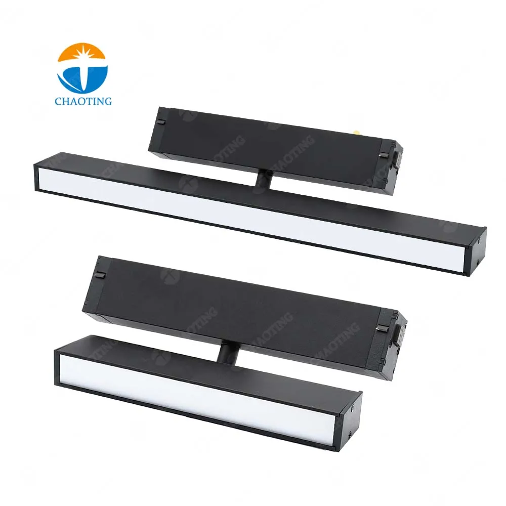 

Modern Adjustable Magnetic Rail Led Floodlight Smart Tuya Dimmable Tracklight Magnet Track Rotary Fold Cob Flood Lighting System