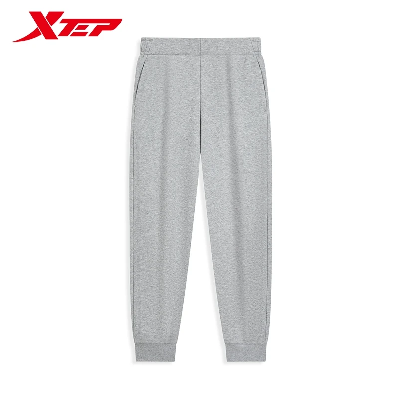 Xtep Knitting Trousers For Women 2024 Winter Soft Breathable Pants Trendy Retro Comfortable Bottoms 876428630058