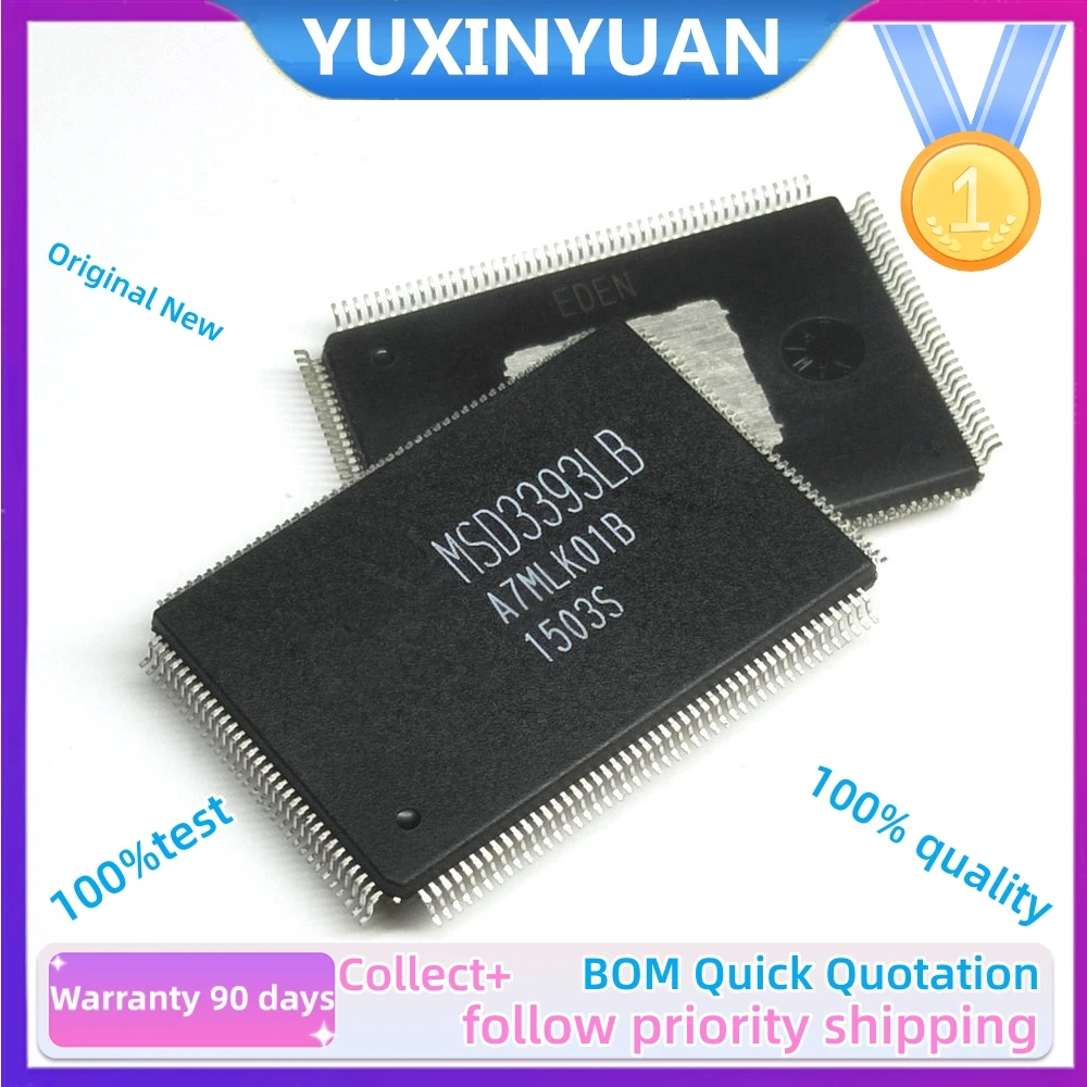 2PCs/Lot  New Original  MSD3393LB MSD3393 LQFP156  88E1680-LKJ2 88E1680 QFP-156 IC MCU Chips in Stock 100%Quality 