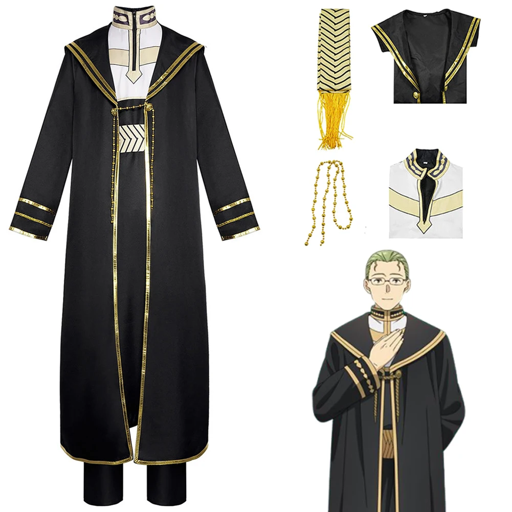 

Аниме Sousou No Frieren Heiter Косплей Фантазия Одежда Мужчины Взрослый Мужской Маскировка Ролевая Игра Пальто Брюки Комплект Костюмы для Хэллоуина