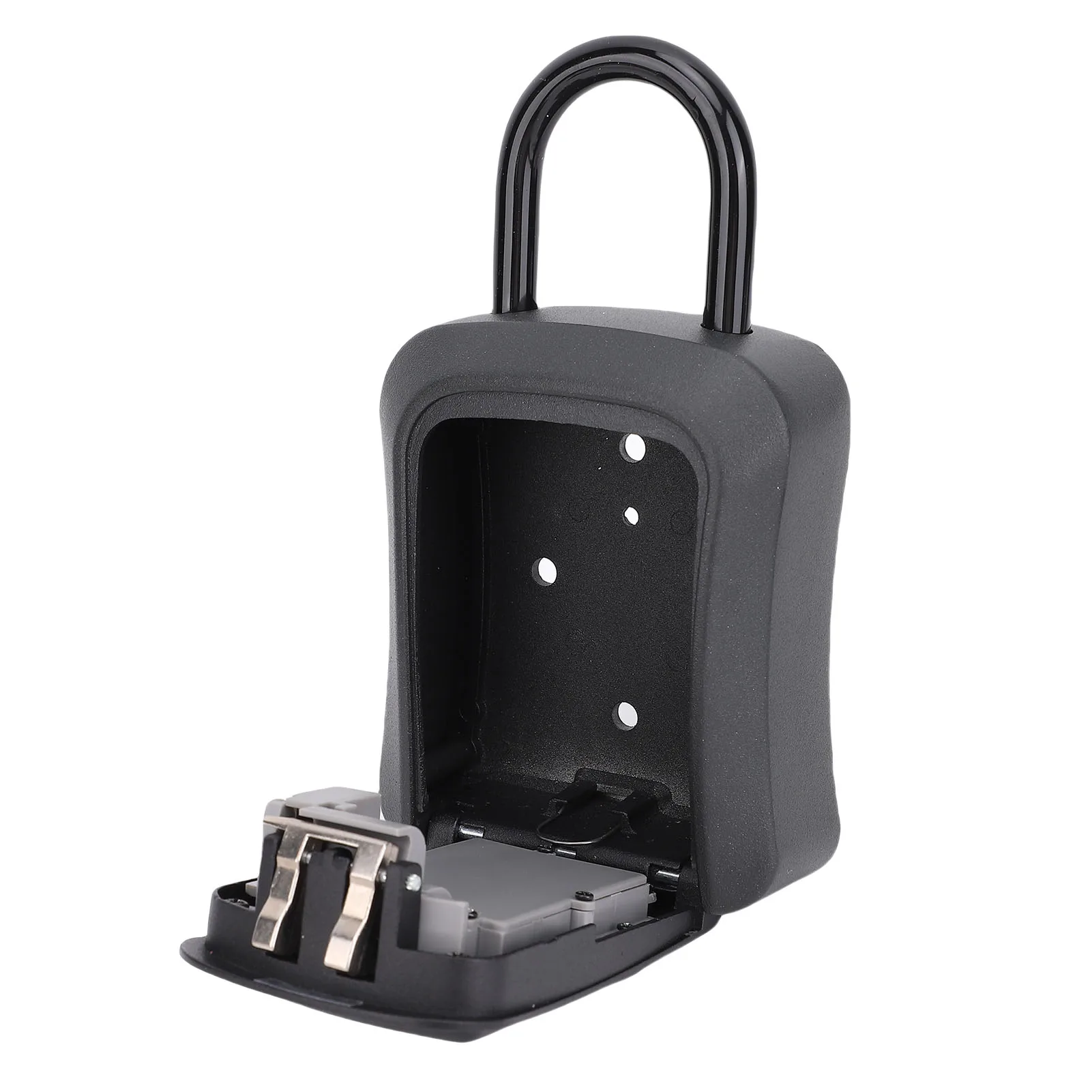 Portable Smart Key Lock Box Bluetooth Mechanical Keyless Entry App Control U Shackle IP65 for Home Garage Office