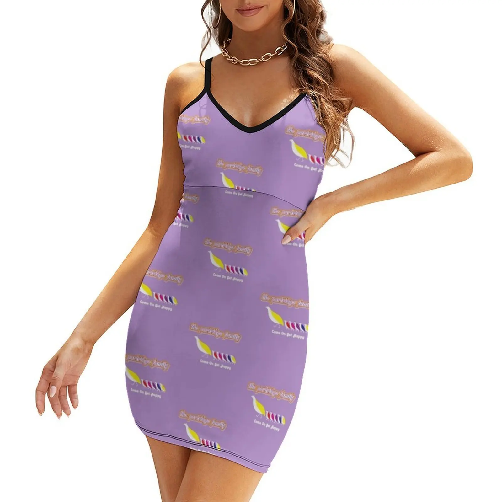 

THE PARTRIDGE FAMILY Sling Dress dresses for woman dress women elegant luxury Evening dresses Woman clothing