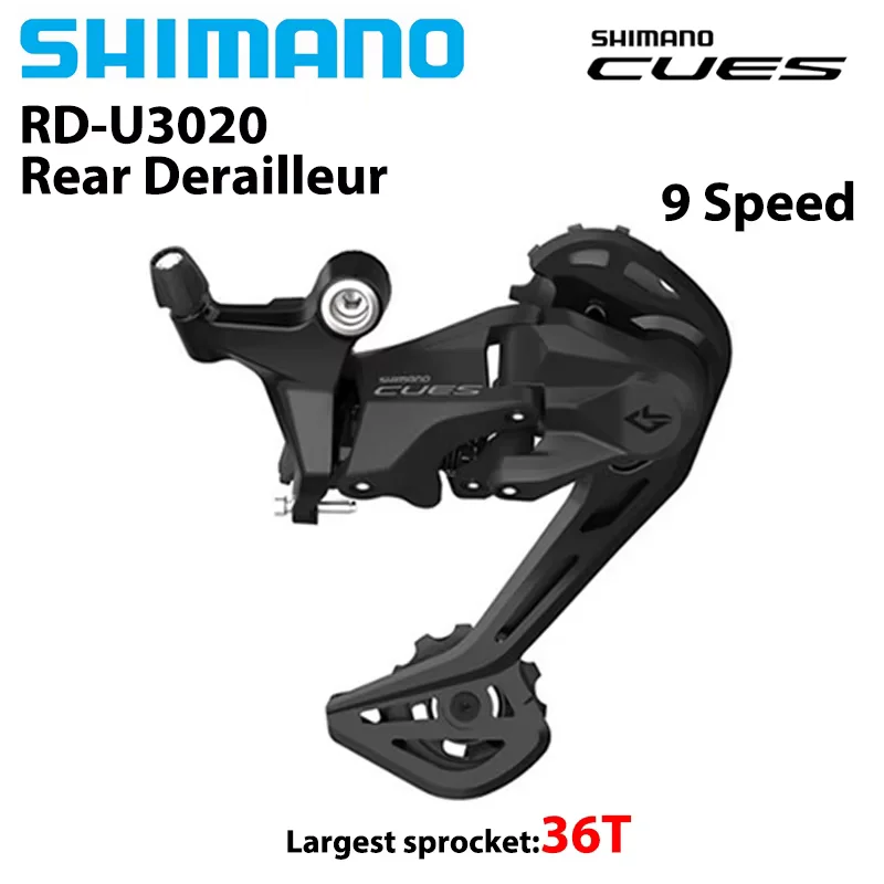 SHIMANO CUES U4000 9Speed SL-U4000-9R RAPIDFIRE PLUS Shifter Clamp Band RD-U4000 U3020 U4020 SHADOW RD Rear Derailleur 9S 9V image 3