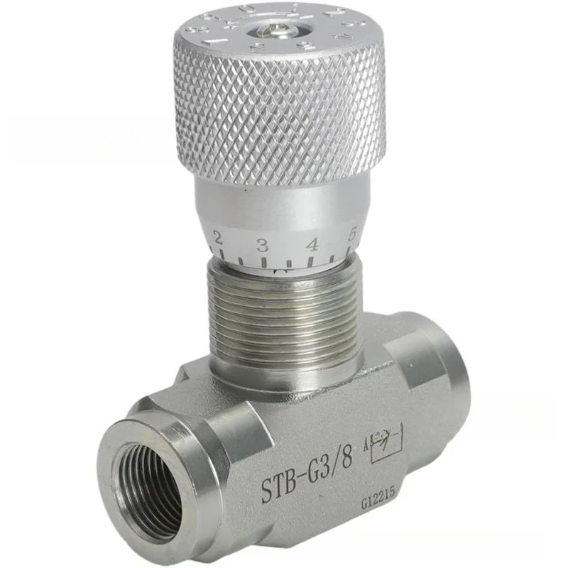 For flow control valve, cylinder speed control valve Bidirectional 3/8 throttle valve
