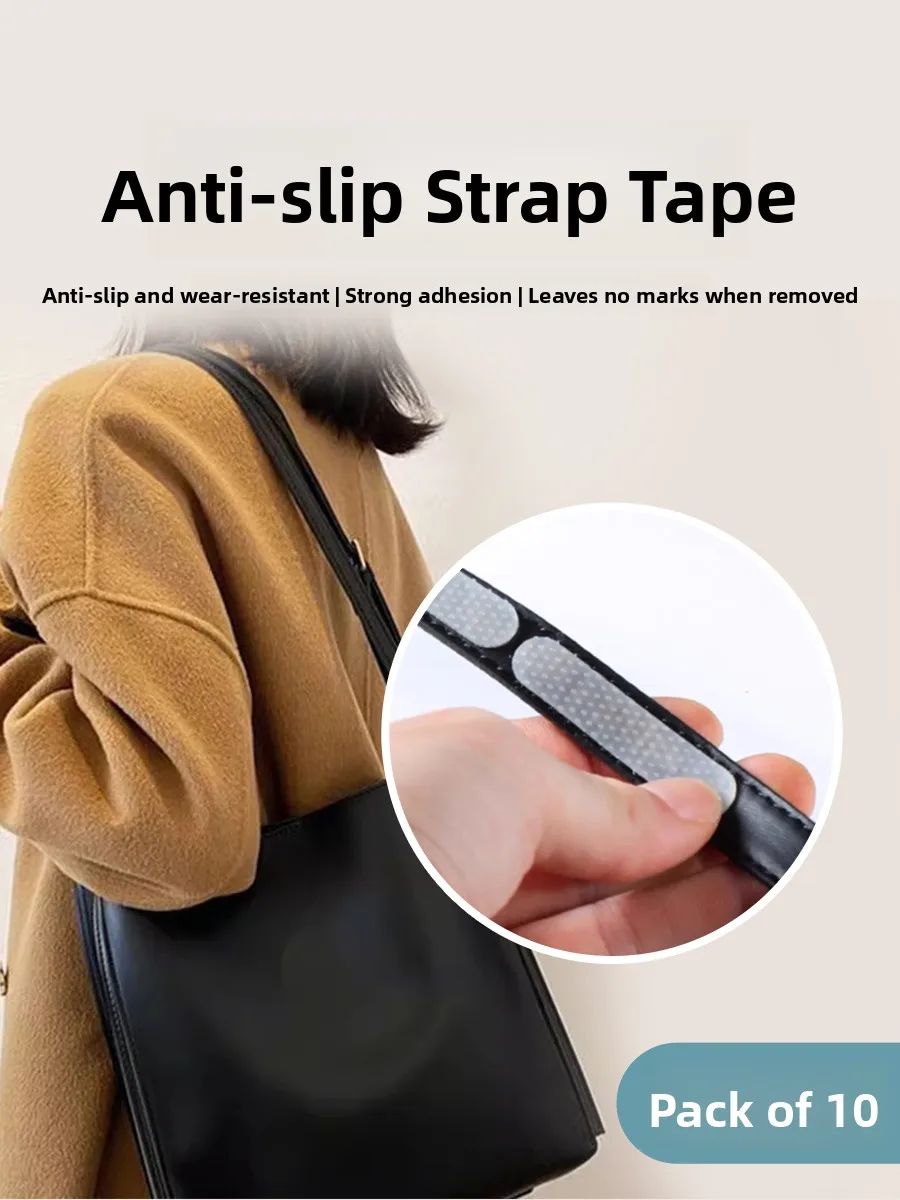

Transparent Anti-Slip Silicone Nano Pad Bag Strap Fixing Device Prevents Sliding And Running off oulder Strap Pad