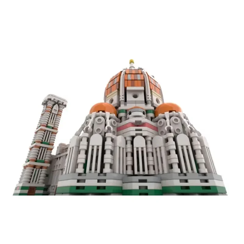 MOC- 183760   Célèbre construction de ville cathédrale fleurente 1:800 modèle de bloc de construction • 2013 pièces bloc de construction pour enfants jouet cadeau