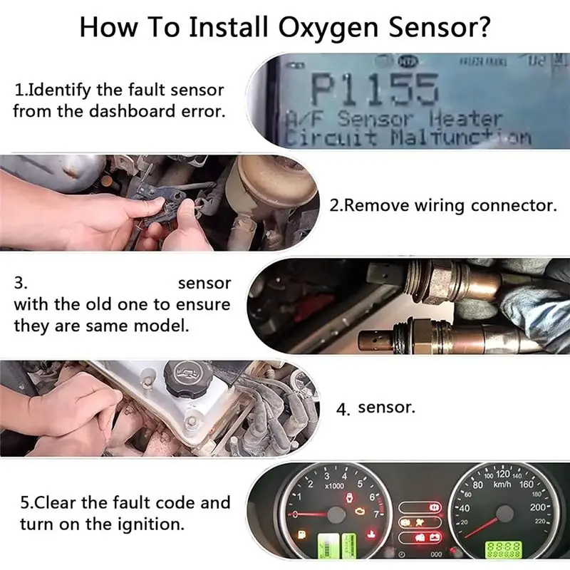 Reliable-39351-2U001 Rear Lambda Probe O2 Oxygen Sensor For Kauai Kona Tucson I30/40 KIA CEED CERATO 1.6 DIESEL 2016-202