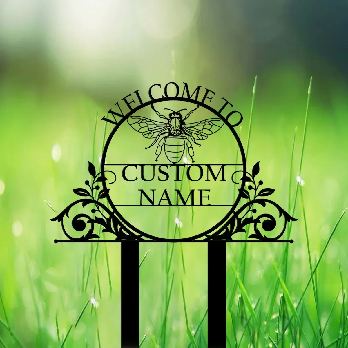 

Садовники с индивидуальным садовым колком-бабочкой! Украшенные цветами, это очаровательный декор двора и подарок садовника.