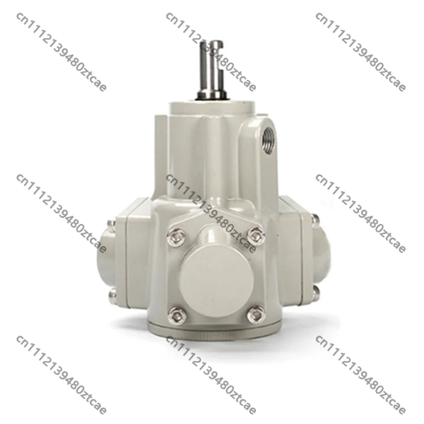 Explosion-Proof Pneumatic Motor H010, Basic & Vertical Mount, 1/8HP 1100RPM, Reversible Low Speed High Torque