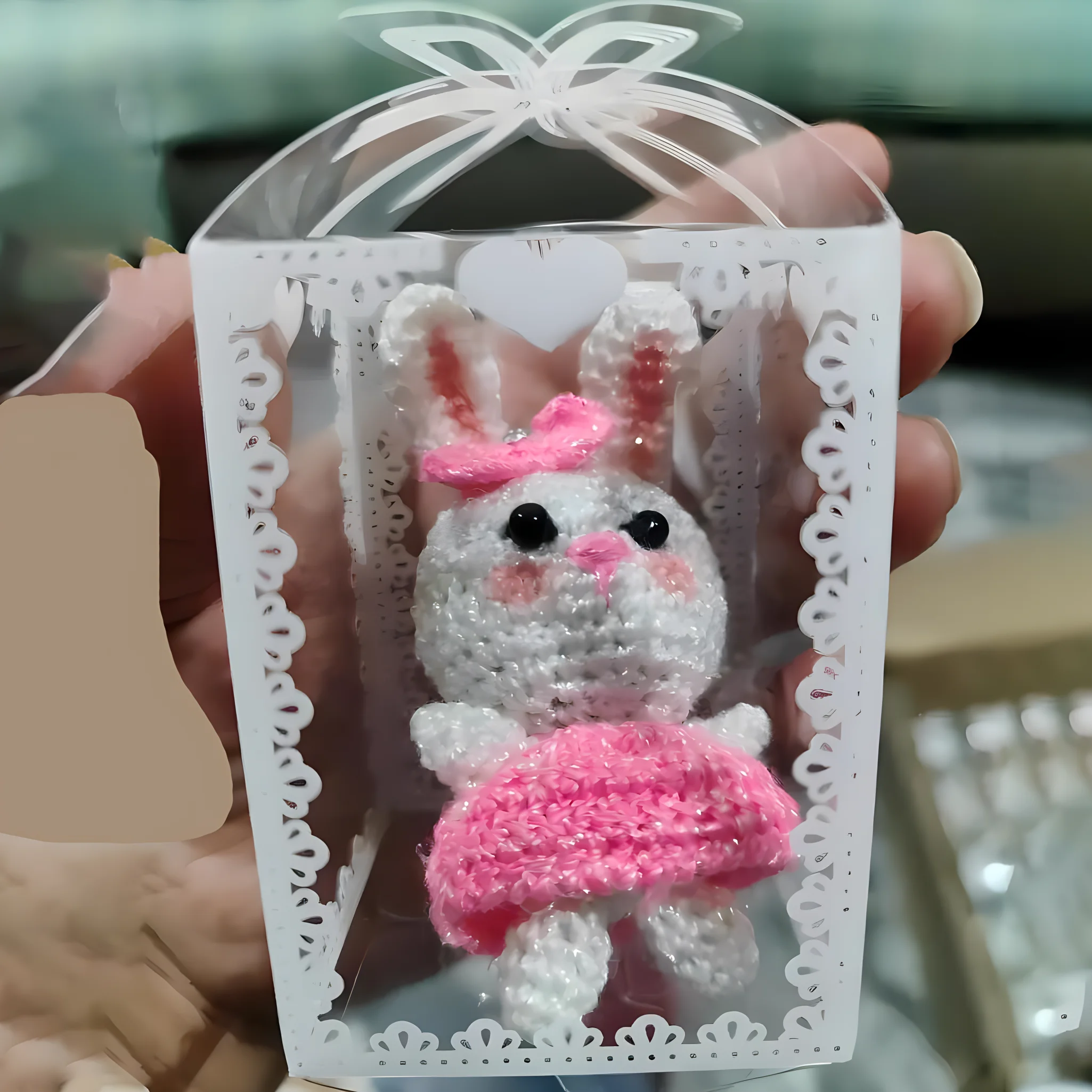 

Transparent Gift Packaging Box, Printed Butterfly Gift Box, Candle Doll Candy Packaging, Festive Party Supplies, 20Pcs