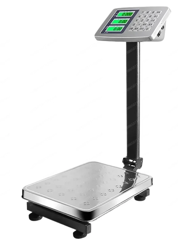 

Electronic Scale 100kg, Folding Scale, Stainless Steel Material, Waterproof, Commercial Desktop Stainless Steel 150kg