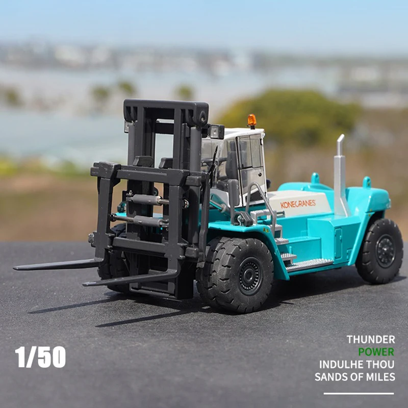 

Diecast 1:50 Scale Konecranes Heavy Forklift Container Forklift Simulation Alloy Model Toy Collectible