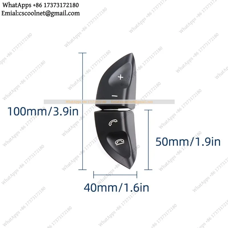 k3 Steering Wheel Multi-Function Switch Button Cover for Mercedes Benz W220 S430 S500 S600 CL500 CL600 Replacement Part