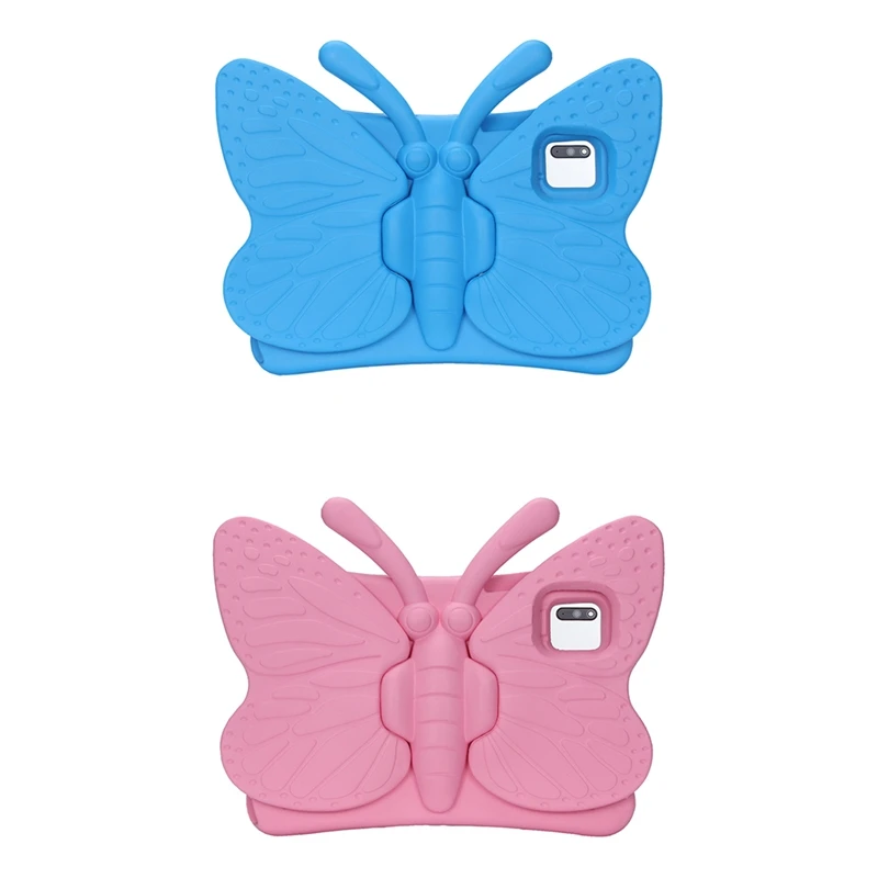 Kids Tablet Fortab M11 Case  Cute Butterfly Kids Pro Case  With Stand Light Weight EVA Rugged Shockproof A