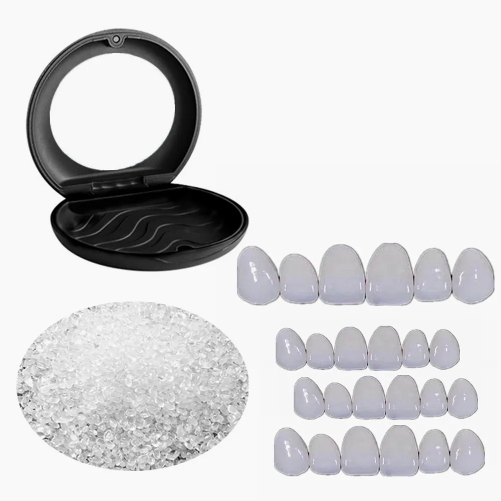 

Temporary Snap on Perfect Smile Dental Upper Lower Fake Teeth Repair Kit Cover Veneers Dentures Braces Instrument Equipment