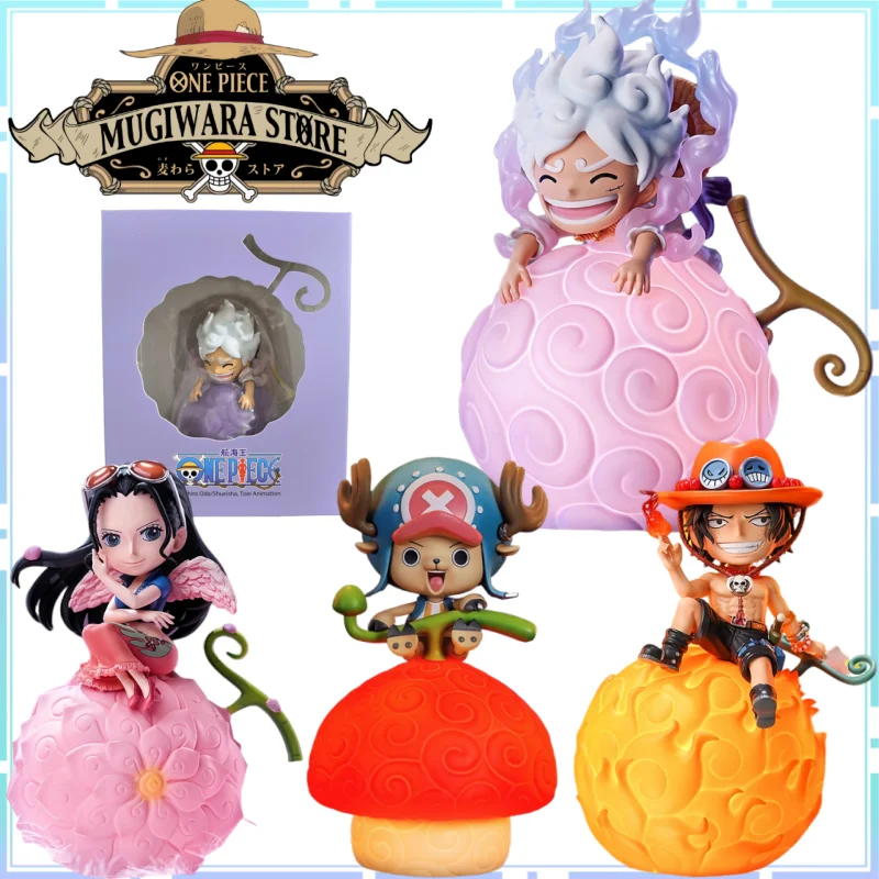 

Цельный ночник Devil Fruit Luffy Chopper с голосовым управлением, Робин Эс, теплый свет, декоративная лампа с 3-уровневой регулировкой