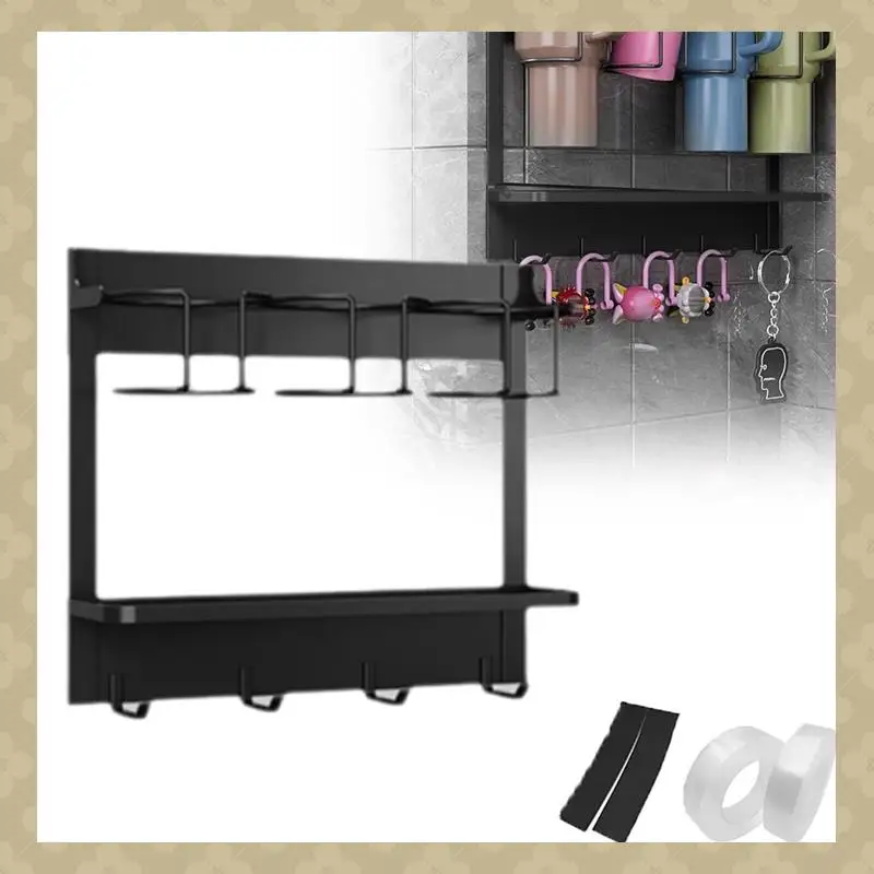 

AB45 Магнитная полка для хранения чашек, держатель для чашек Stanley для холодильника, магнитный держатель для чашек для холодильника, полка-органайзер