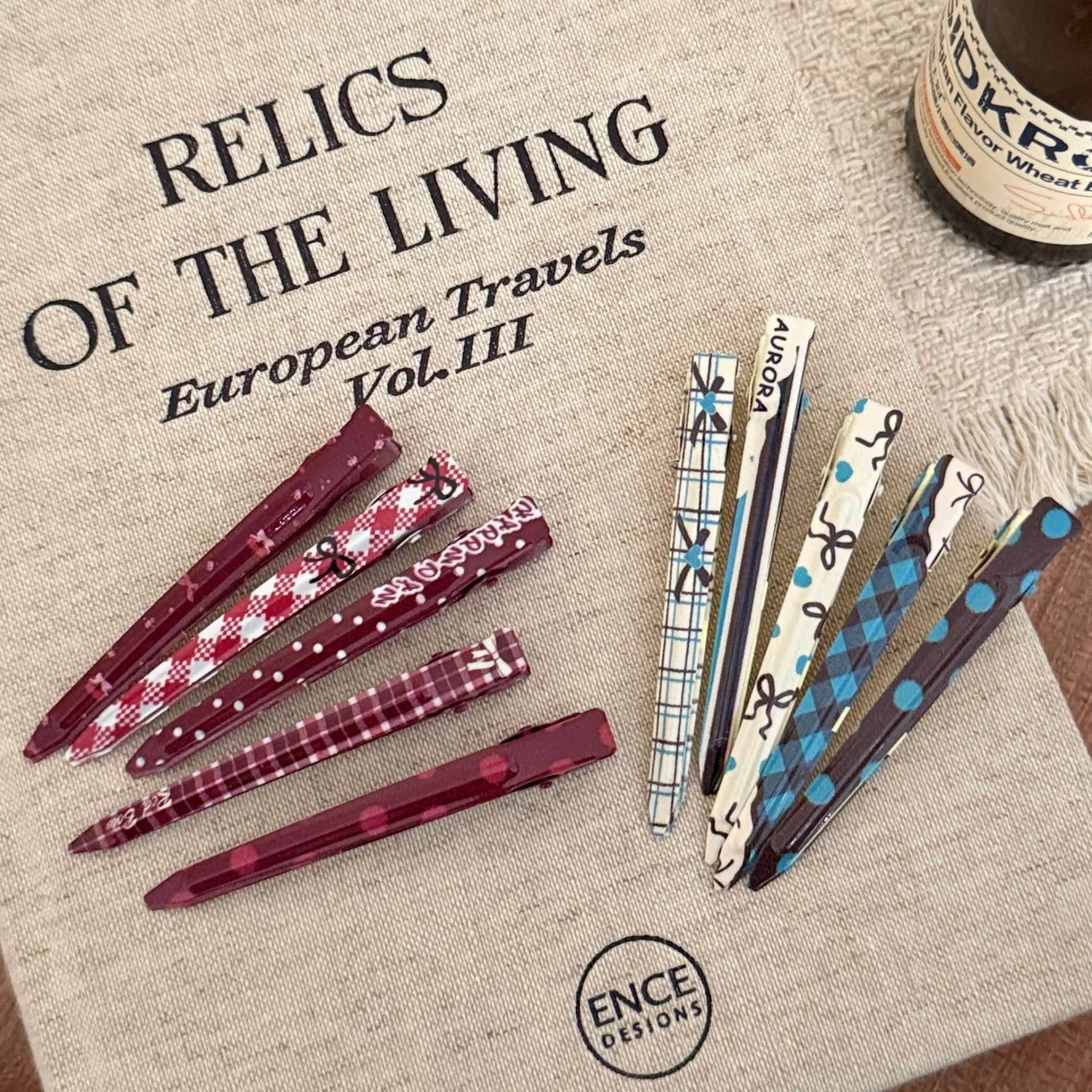 Süßes bedrucktes Haarspangen-Set, vielseitige Metall-Seitenpony-Clips für Mädchen, Haaraccessoires – Detail 8