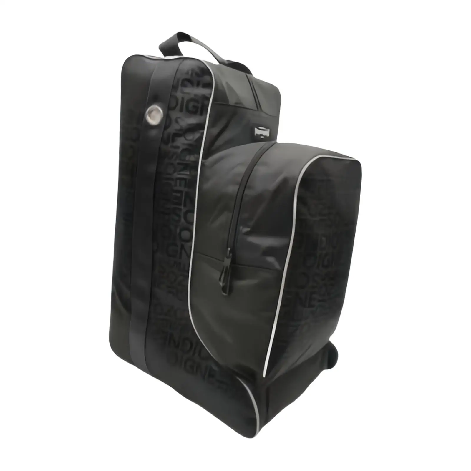 Equestrian Boot Bag Waterproof Helmet Pocket Oxford Cloth Tall Boot Storage Carry Bag for Barn Shows and Commuting