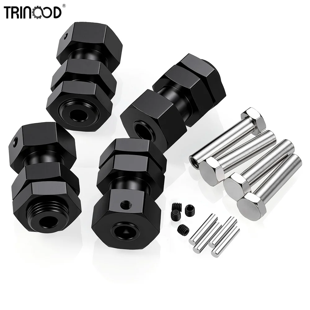 TRINOOD Widened 14mm to 17mm Wheel Hex Hub Adapter For 1/8 A-RRMA VENDETTA 3S RC Racing Car Upgrade Parts