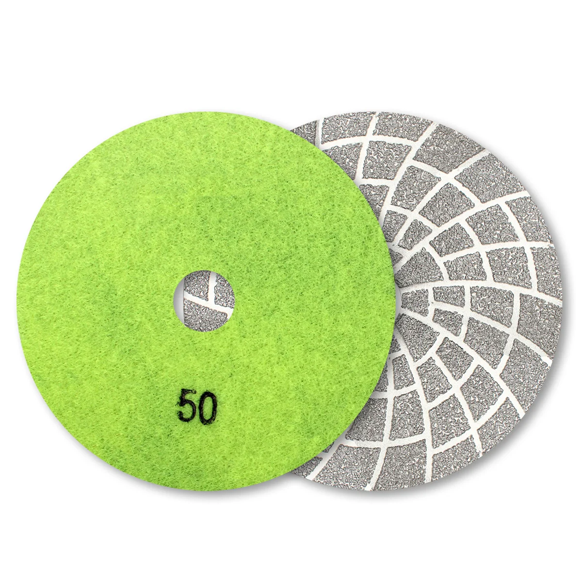 BSRTTOOL 4 inch Diamond Vacuum Brazing Polishing Pads Dry Wet Use For Polishing Granite Stone Concrete Polishing Grinding Discs