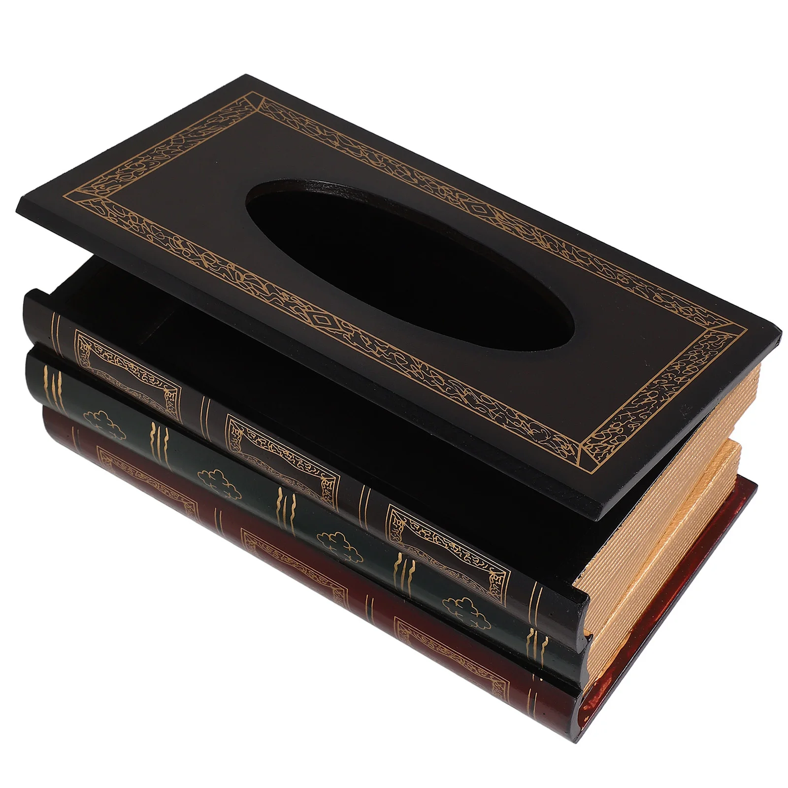 

Wooden Tissue Holder Construction Reusable Easy Clean Elegant Room Office Storage Tissue Box