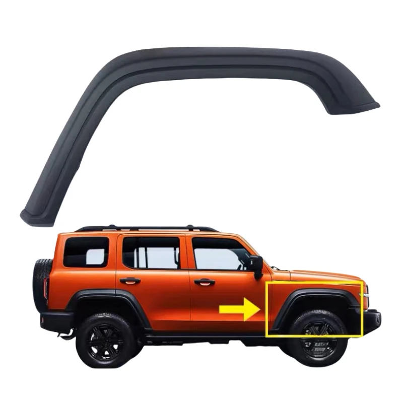 Black Hard Reinforced Plastic Wheel Arch Eyebrow Flare Trim OE Number 5006103xkm01A Hard Off Road SUV Exterior Replacemen